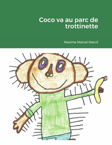 Coco va au parc de trottinette