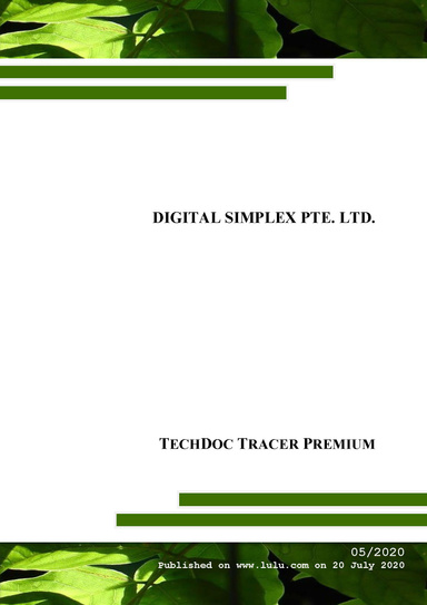 Tech Doc Tracer Premium 05/2020