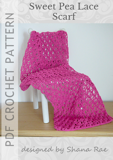Sweet Pea Lace Scarf