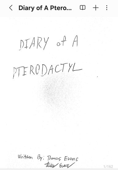 Diary of A Pterodactyl