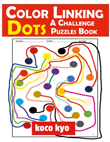 Color Linking Dots: A Challenge Puzzles Book