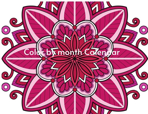 Coloring month by month