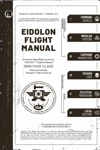 Eidolon Flight Manual