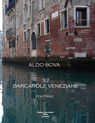 32 barcarole veneziane for piano