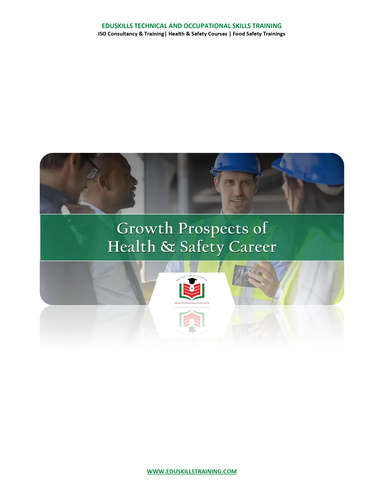 What are the growth prospects of health and safety careers?