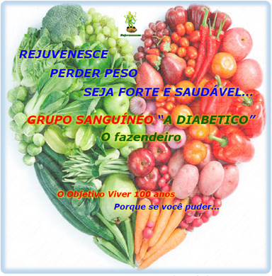 ALIMENTOS DE ACORDO COM SEU GRUPO SANGUÍNEO. GRUPO SANGUÍNEO “A Diabético” O FAZENDEIRO.
