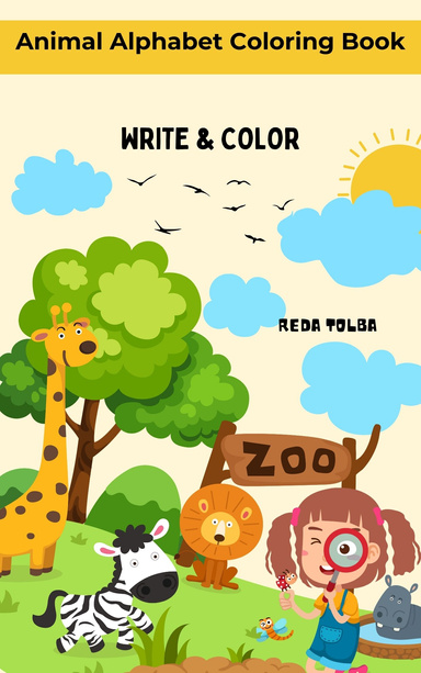 Animal Alphabet Coloring Book