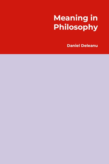 Meaning in Philosophy