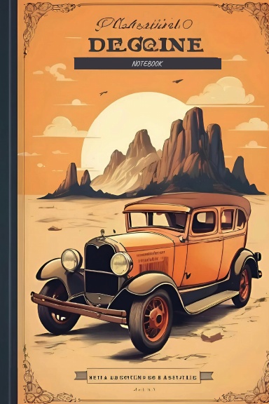 Notebook; Vintage style
