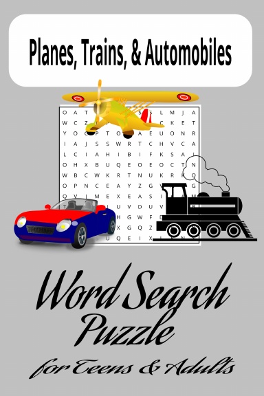 Planes, Trains, & Automobiles Word Search