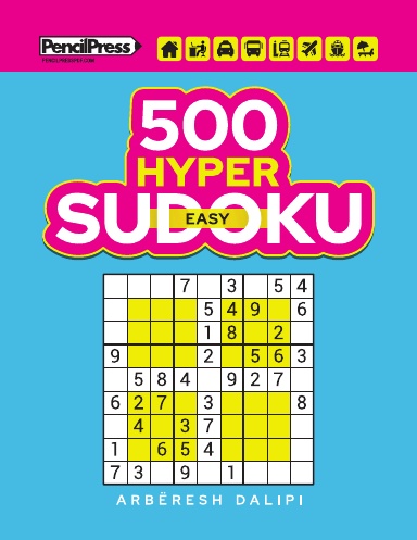 500 Easy Hyper Sudoku