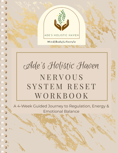 Fillable 4-Week Nervous System Reset Workbook