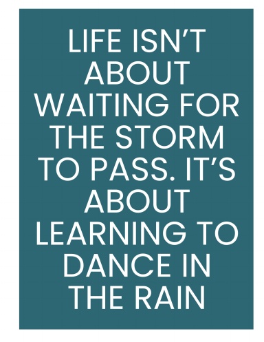 Dancing in the Rain - Dot Journal