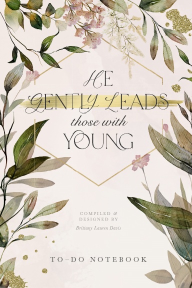 He Gently Leads Those With Young TO-DO Notebook, Coil Bound