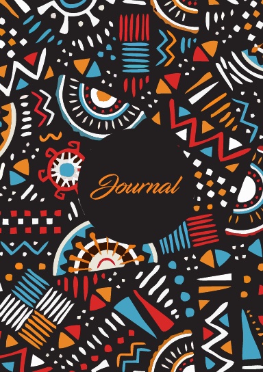 African Patterns themed spiral Journal/Notebooks - Journals for Travels, Work, and Daily memos.