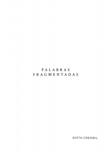 PALABRAS  FRAGMENTADAS