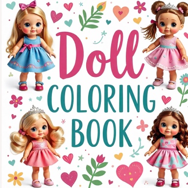 Doll Coloring Book