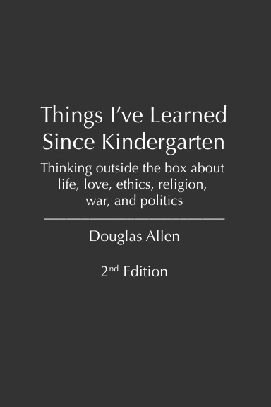 Things I Learned in Kindergarteen 2nd edition