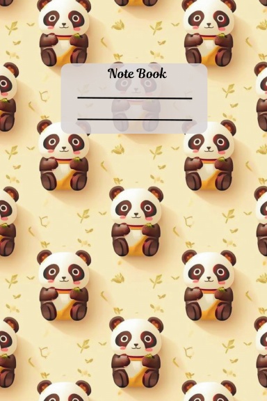 Cute Panda Composition NoteBook