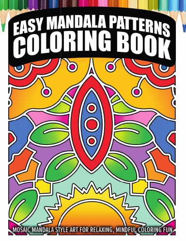 EASY MANDALA PATTERNS COLORING BOOK