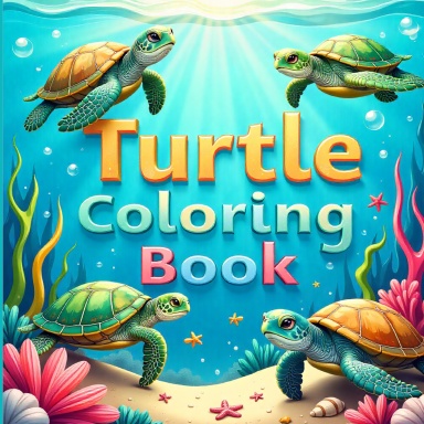 Turtle Coloring Book