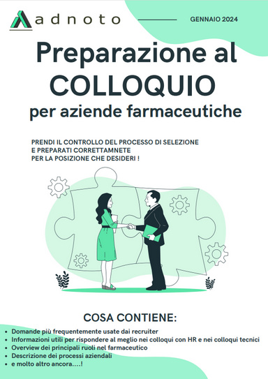 Manuale per la preparazione al colloquio per aziende farmaceutiche