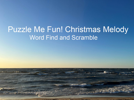 Puzzle Me Fun! Christmas Melody Word Find and Scramble