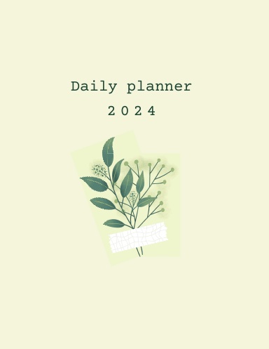 Cute Daily Planner