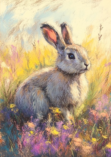 Graph in Style - Graphing Notebook, Bunny, 200 pages