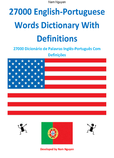 27000 English-Portuguese Words Dictionary With Definitions