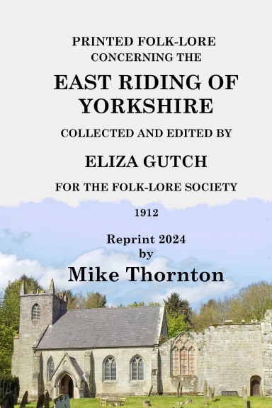 1912 Compilation of East Yorkshire Folklore