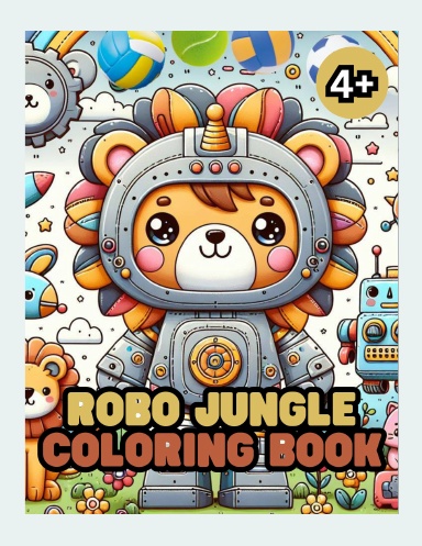 Robo Jungle Coloring Book