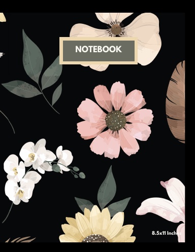 notebook 8.5 x 11 Inches