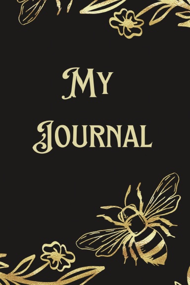 Black and Gold Honeybee Journal
