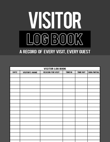 Visitor Log Book
