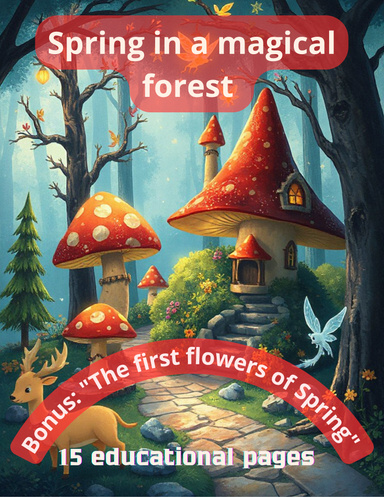 Spring in the magical forest