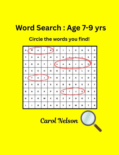 Kid's Word Search -Age: 7-9 yrs