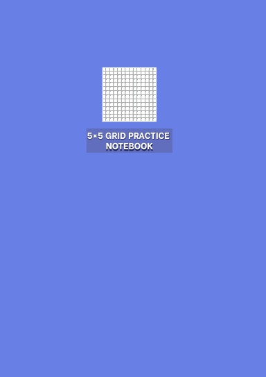 5×5 Grid Practice Notebook