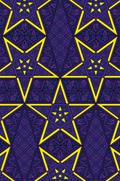 Advanced Series Notebook - A5 (6x9) Medium Size Notebook Starry Night