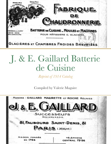 J. & E. Gaillard Batterie de Cuisine