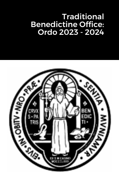 Benedictine Ordo 2023-24