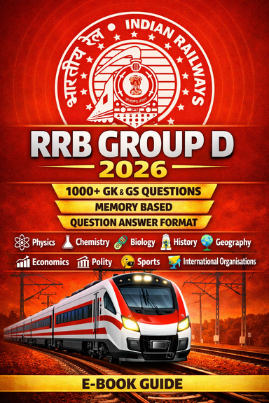 Railway Group‑D Question Bank for  GK/GS