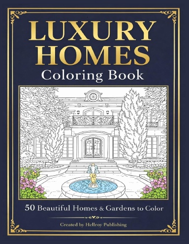 LUXURY HOMES Coloring Book