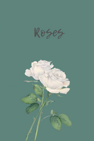 🌹 Roses Dot Grid Notebook