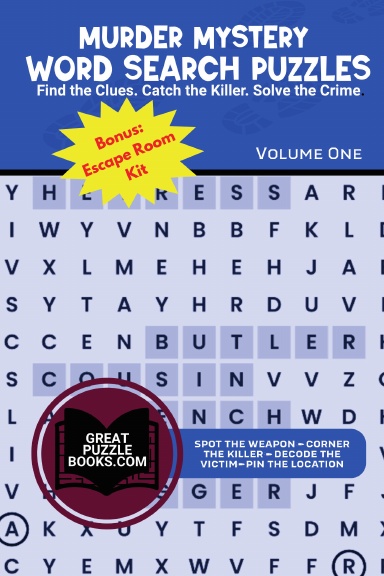 Murder Mystery Word Search Puzzles: