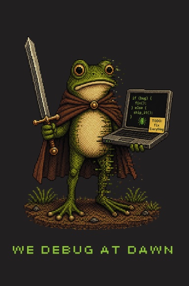 We Debug at Dawn Funny Software Developer Notebook