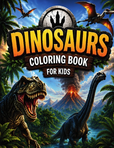 Dinosaurs Colouring Book