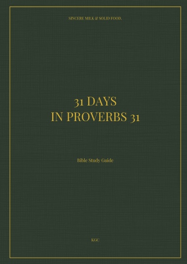 31 Days in Proverbs 31 Bible Study Guide⁠