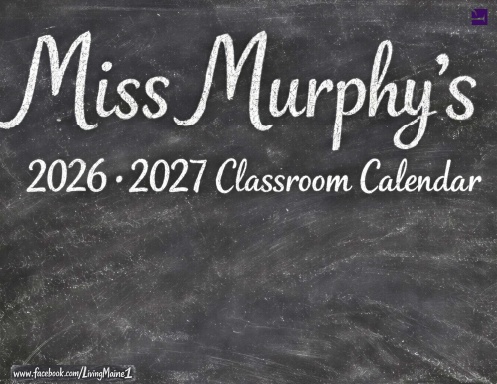 Miss Murphy's 2026 2027 Calendar