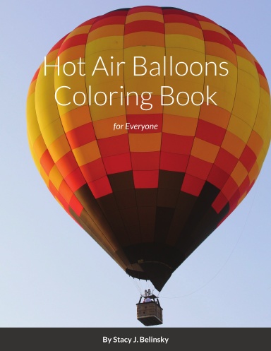 Hot Air Balloons Coloring Book for Everyone - Volume 1
